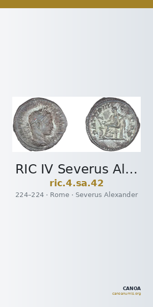 RIC IV Severus Alexander 42 — CANOA