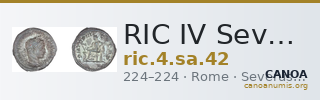 RIC IV Severus Alexander 42 — CANOA