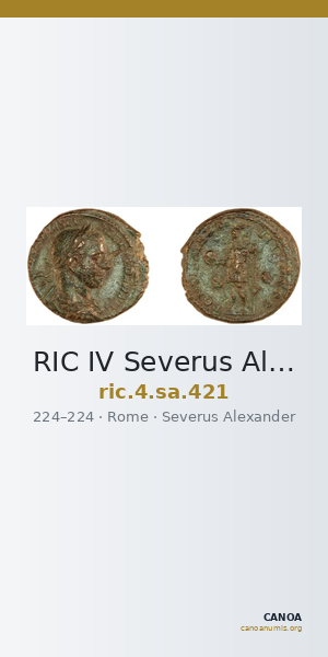 RIC IV Severus Alexander 421 — CANOA