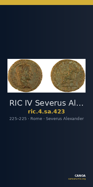 RIC IV Severus Alexander 423 — CANOA