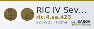 RIC IV Severus Alexander 423 — CANOA
