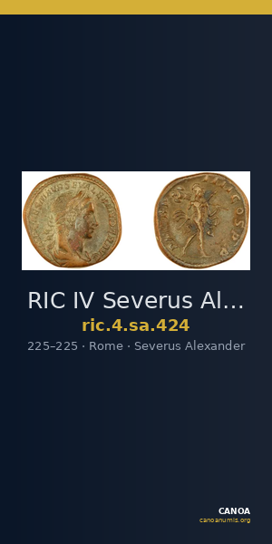 RIC IV Severus Alexander 424 — CANOA