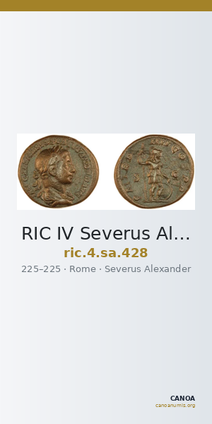 RIC IV Severus Alexander 428 — CANOA