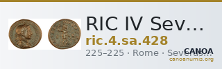RIC IV Severus Alexander 428 — CANOA