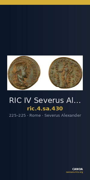 RIC IV Severus Alexander 430 — CANOA