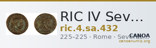 RIC IV Severus Alexander 432 — CANOA