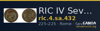 RIC IV Severus Alexander 432 — CANOA
