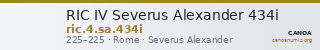 RIC IV Severus Alexander 434i — CANOA