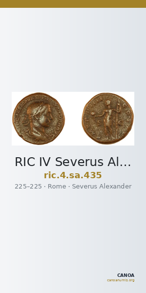 RIC IV Severus Alexander 435 — CANOA