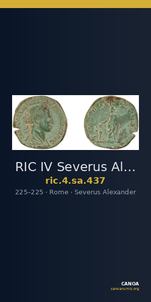RIC IV Severus Alexander 437 — CANOA