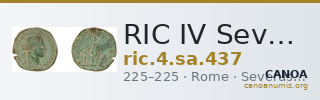 RIC IV Severus Alexander 437 — CANOA