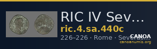 RIC IV Severus Alexander 440c — CANOA
