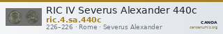 RIC IV Severus Alexander 440c — CANOA