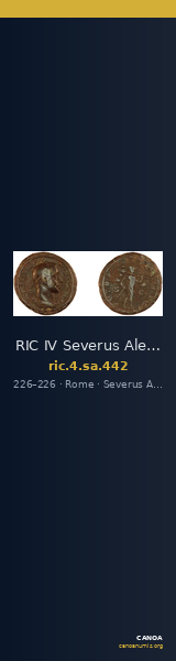 RIC IV Severus Alexander 442 — CANOA