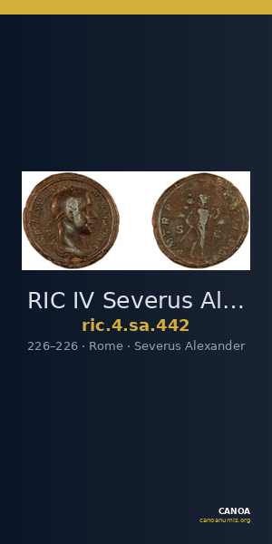 RIC IV Severus Alexander 442 — CANOA