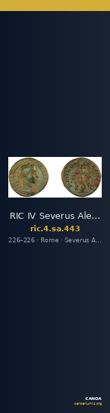 RIC IV Severus Alexander 443 — CANOA