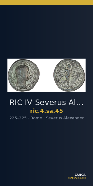RIC IV Severus Alexander 45 — CANOA