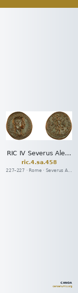 RIC IV Severus Alexander 458 — CANOA