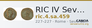 RIC IV Severus Alexander 459 — CANOA