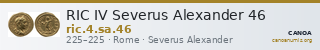 RIC IV Severus Alexander 46 — CANOA