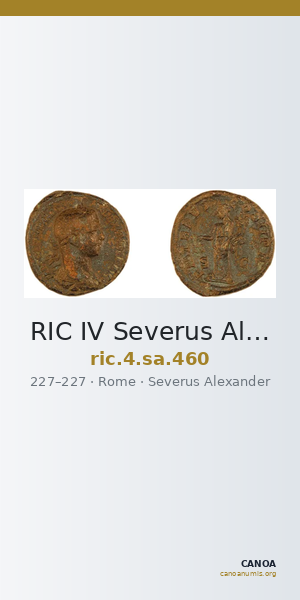 RIC IV Severus Alexander 460 — CANOA