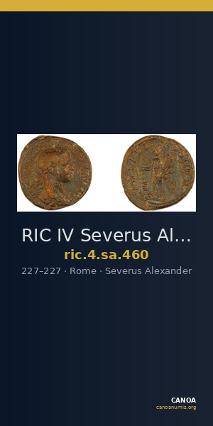 RIC IV Severus Alexander 460 — CANOA