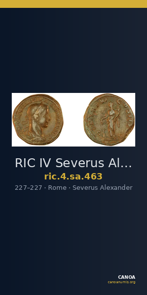 RIC IV Severus Alexander 463 — CANOA