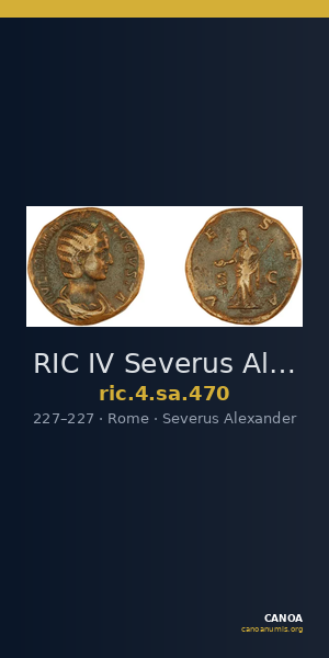 RIC IV Severus Alexander 470 — CANOA