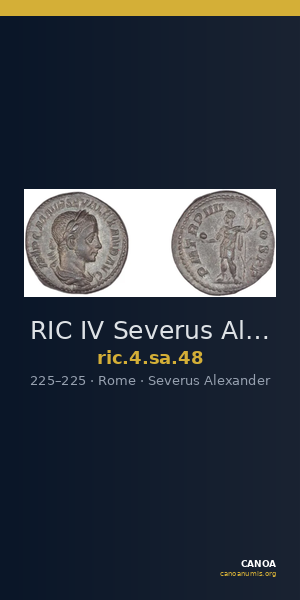 RIC IV Severus Alexander 48 — CANOA