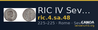 RIC IV Severus Alexander 48 — CANOA