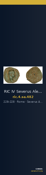 RIC IV Severus Alexander 482 — CANOA