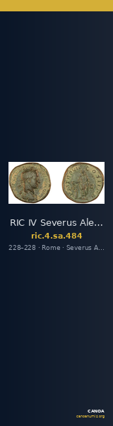 RIC IV Severus Alexander 484 — CANOA