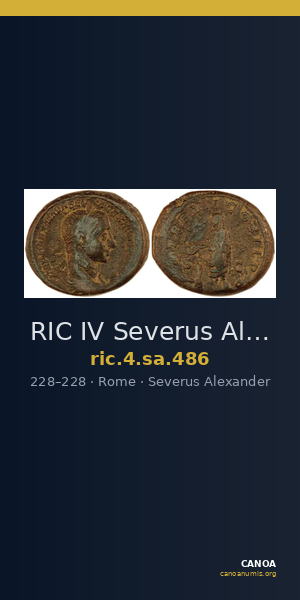 RIC IV Severus Alexander 486 — CANOA
