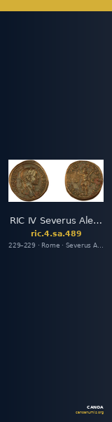 RIC IV Severus Alexander 489 — CANOA