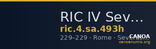 RIC IV Severus Alexander 493h — CANOA