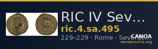 RIC IV Severus Alexander 495 — CANOA