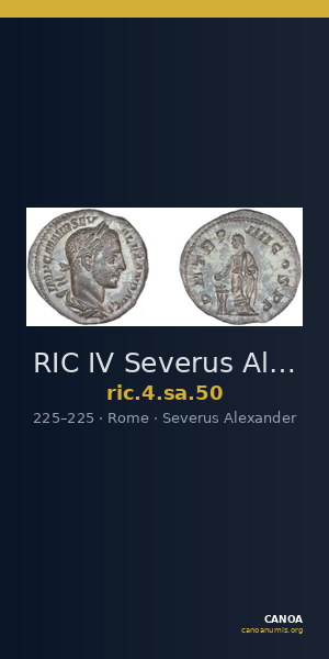 RIC IV Severus Alexander 50 — CANOA