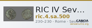 RIC IV Severus Alexander 500 — CANOA