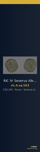 RIC IV Severus Alexander 503 — CANOA