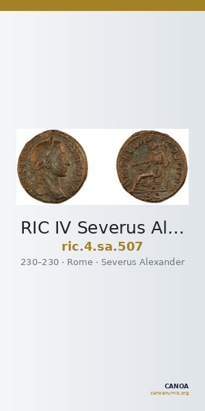 RIC IV Severus Alexander 507 — CANOA