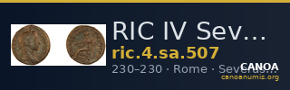 RIC IV Severus Alexander 507 — CANOA