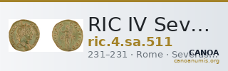 RIC IV Severus Alexander 511 — CANOA