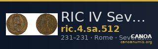 RIC IV Severus Alexander 512 — CANOA