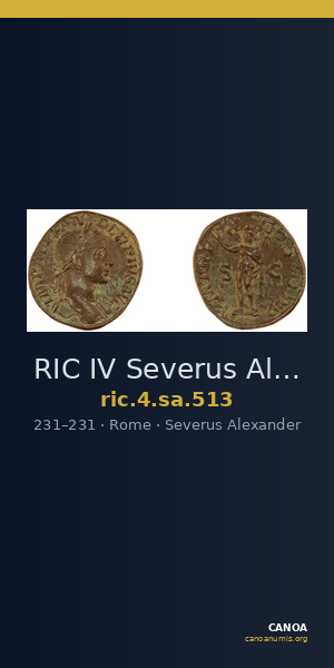 RIC IV Severus Alexander 513 — CANOA