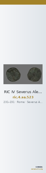 RIC IV Severus Alexander 523 — CANOA