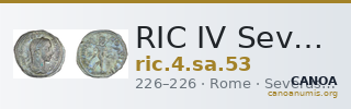 RIC IV Severus Alexander 53 — CANOA