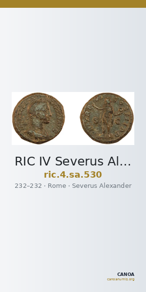 RIC IV Severus Alexander 530 — CANOA