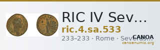 RIC IV Severus Alexander 533 — CANOA