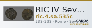 RIC IV Severus Alexander 535c — CANOA