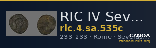 RIC IV Severus Alexander 535c — CANOA